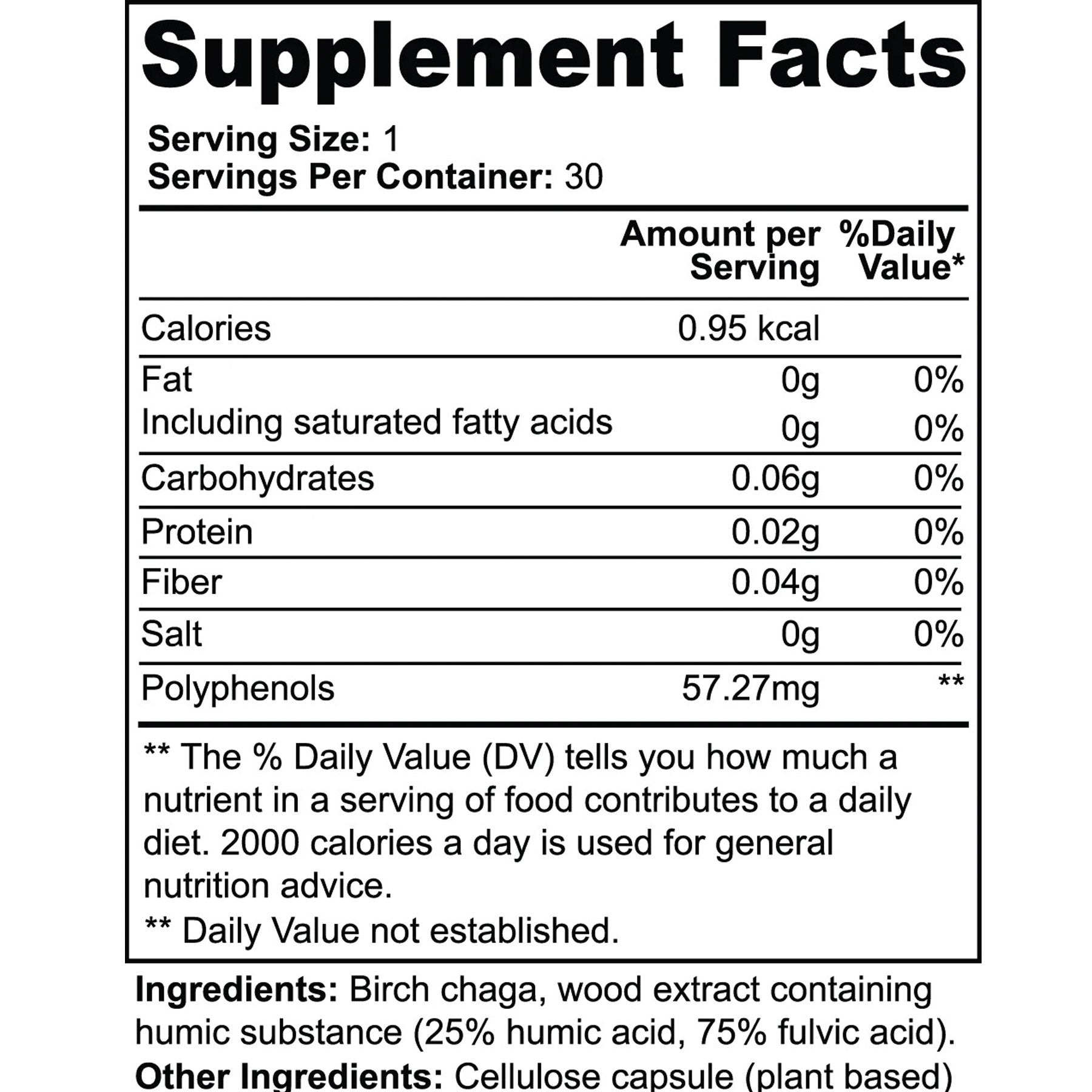 Birch Chaga Microbiome Wellness Capsules