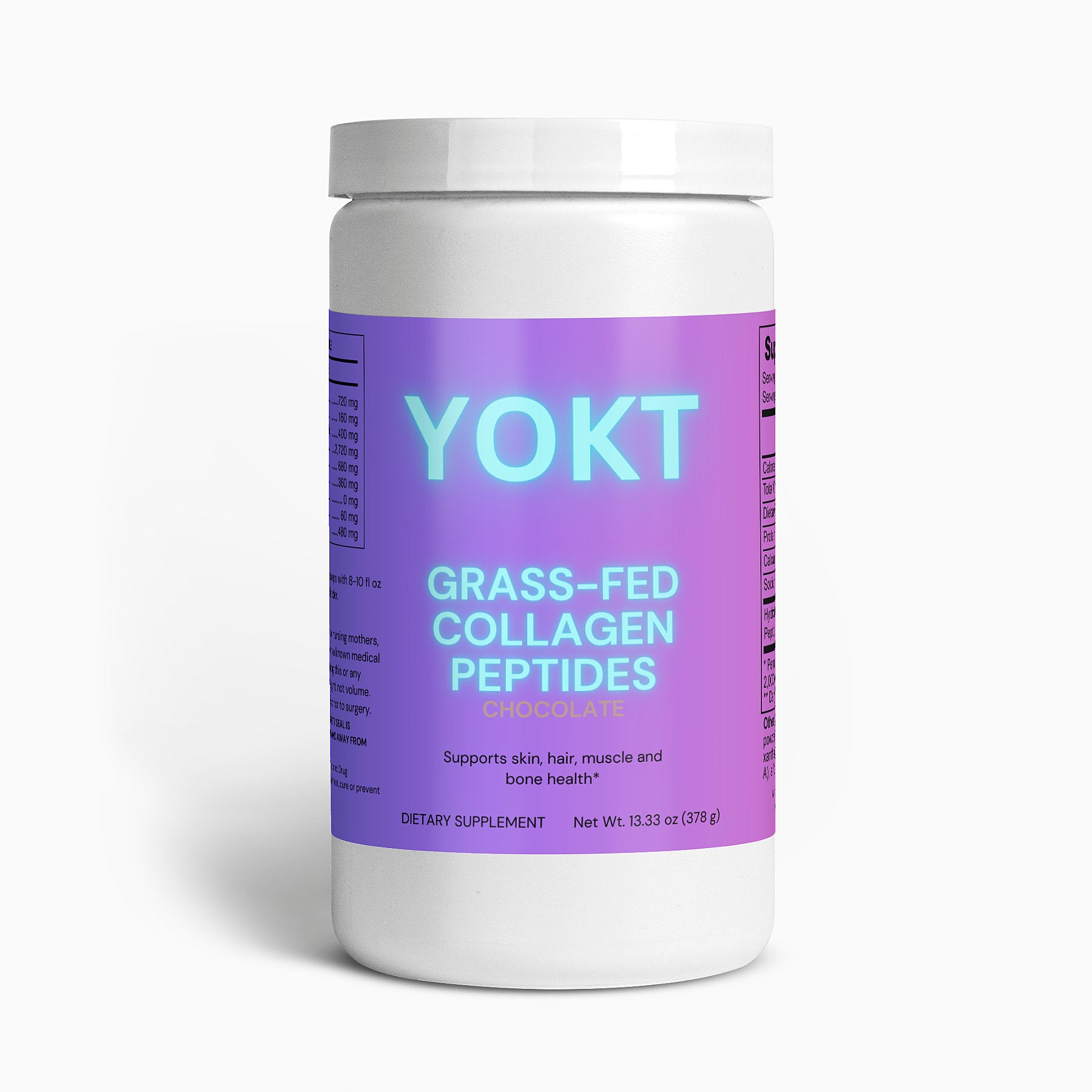 Grass-Fed Collagen Peptides Powder Chocolate