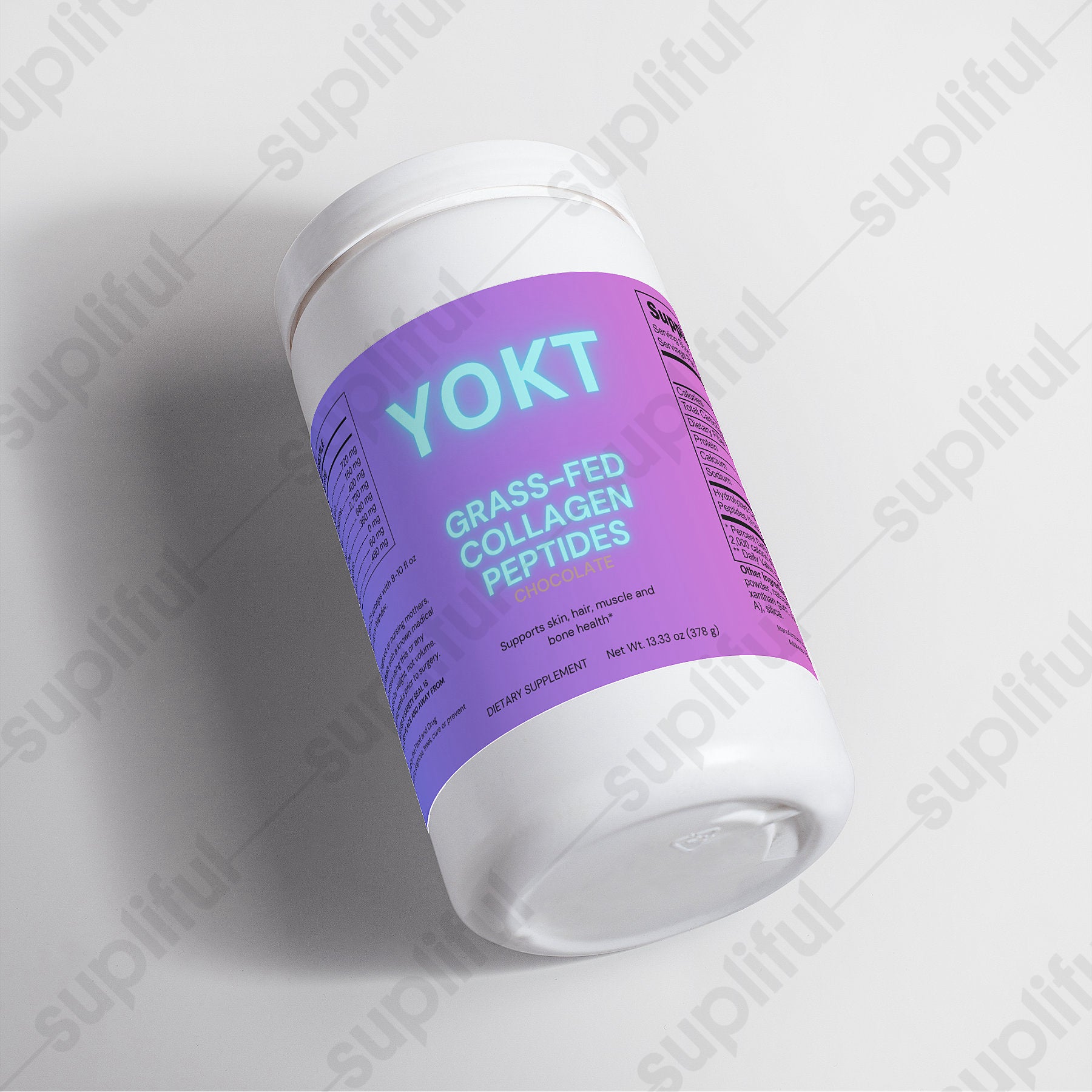 Grass-Fed Collagen Peptides Powder Chocolate