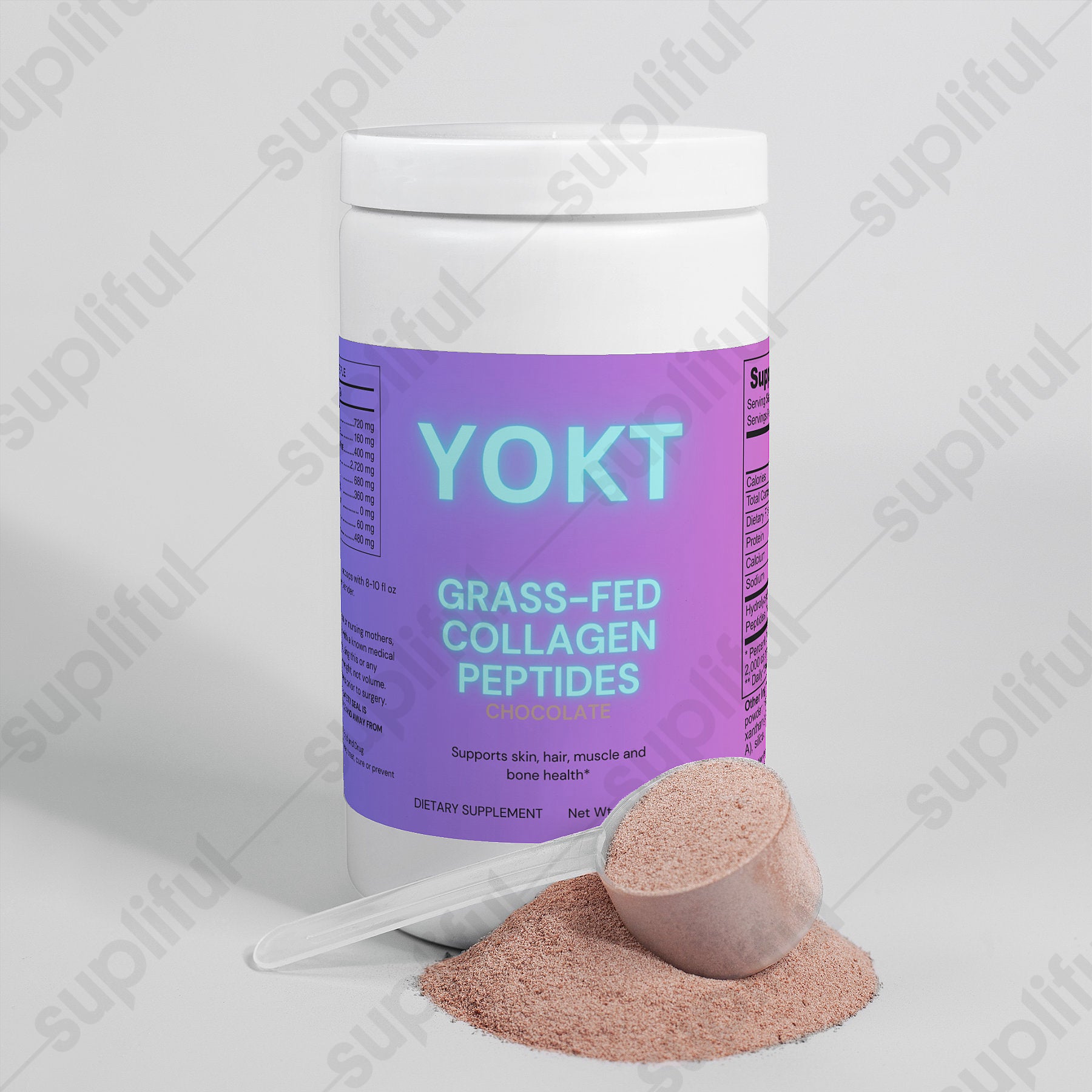 Grass-Fed Collagen Peptides Powder Chocolate